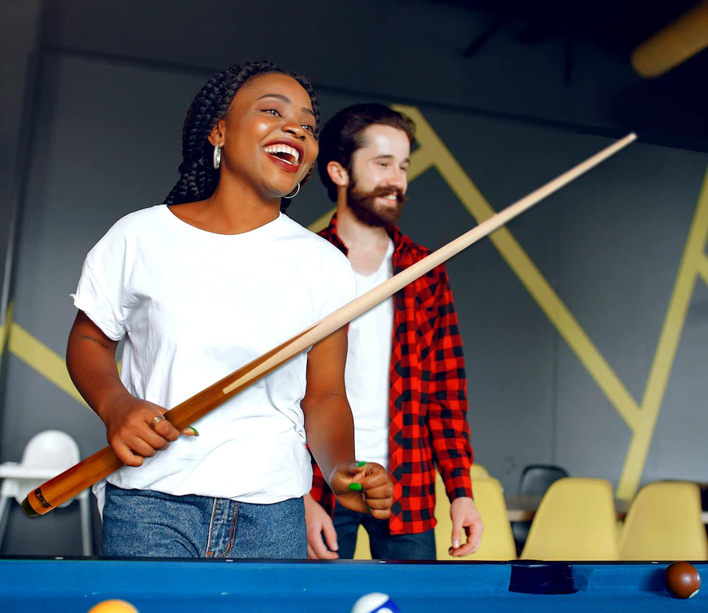 GSE 1-Piece Maple Pool Cue (36"-58")