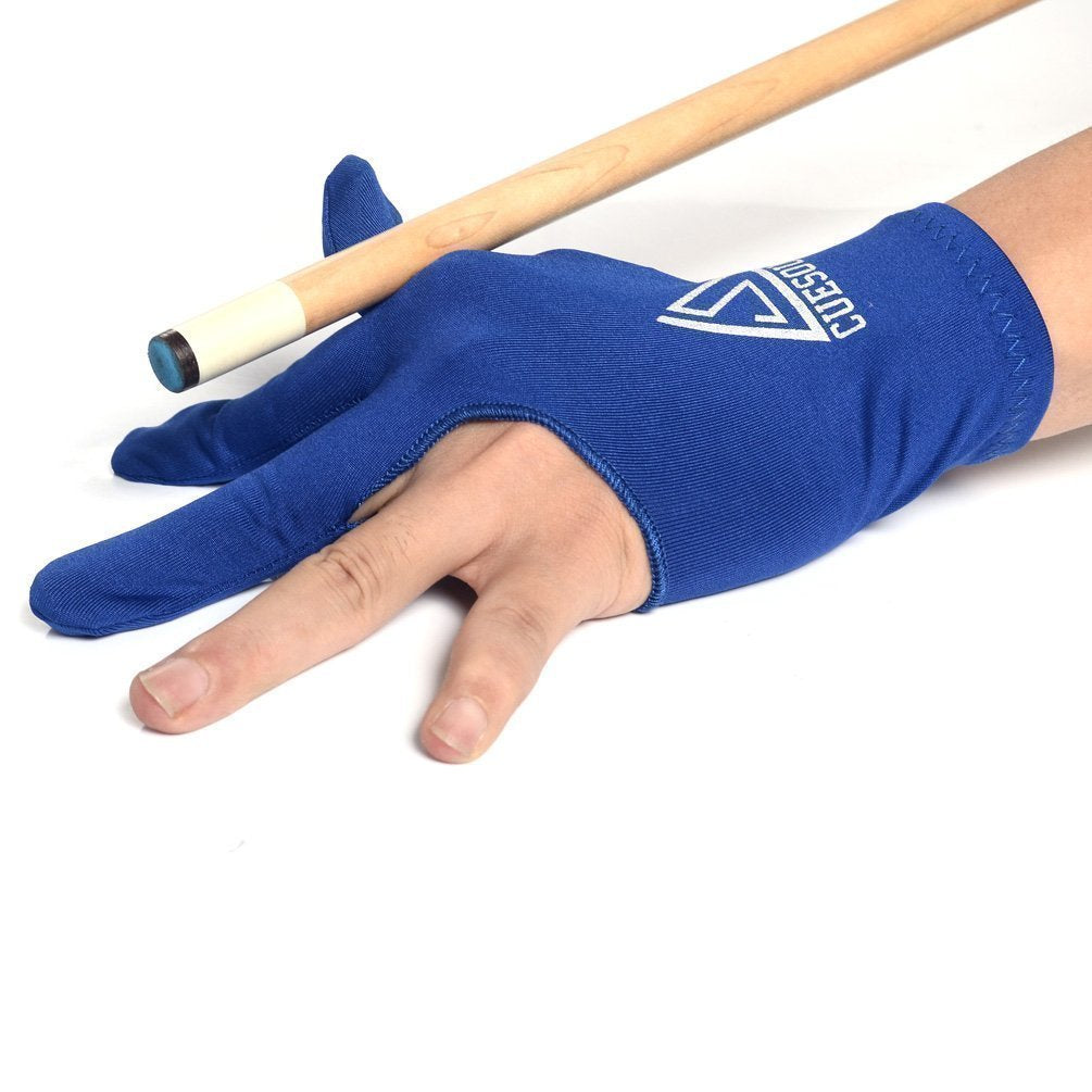 CUESOUL 10pcs 3-Finger Pool Cue Gloves