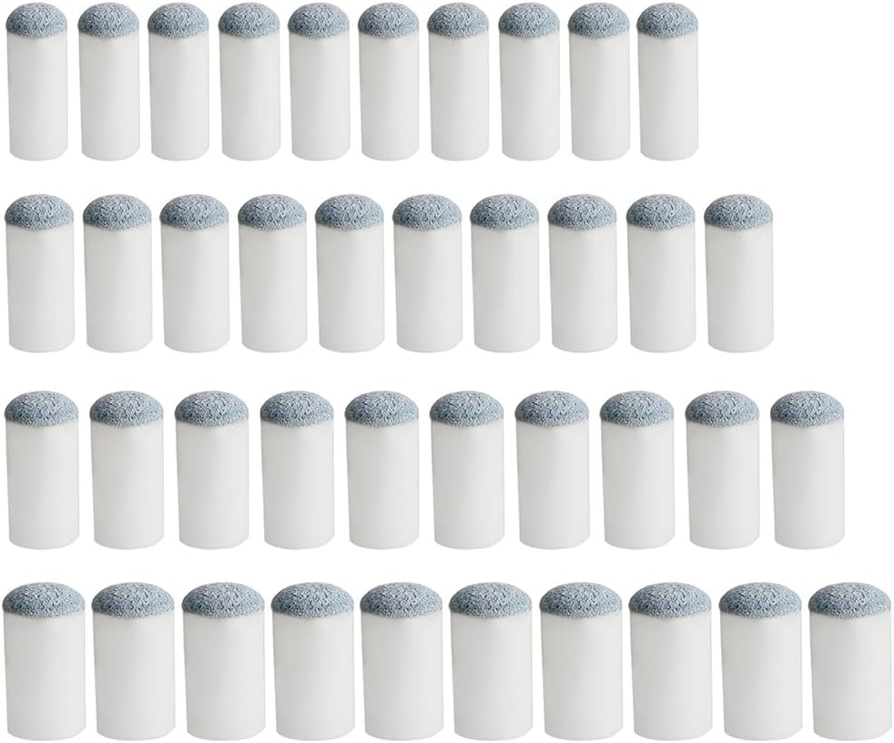 Pengxiaomei 40pcs Slip-On Pool Cue Tips (4 Sizes)
