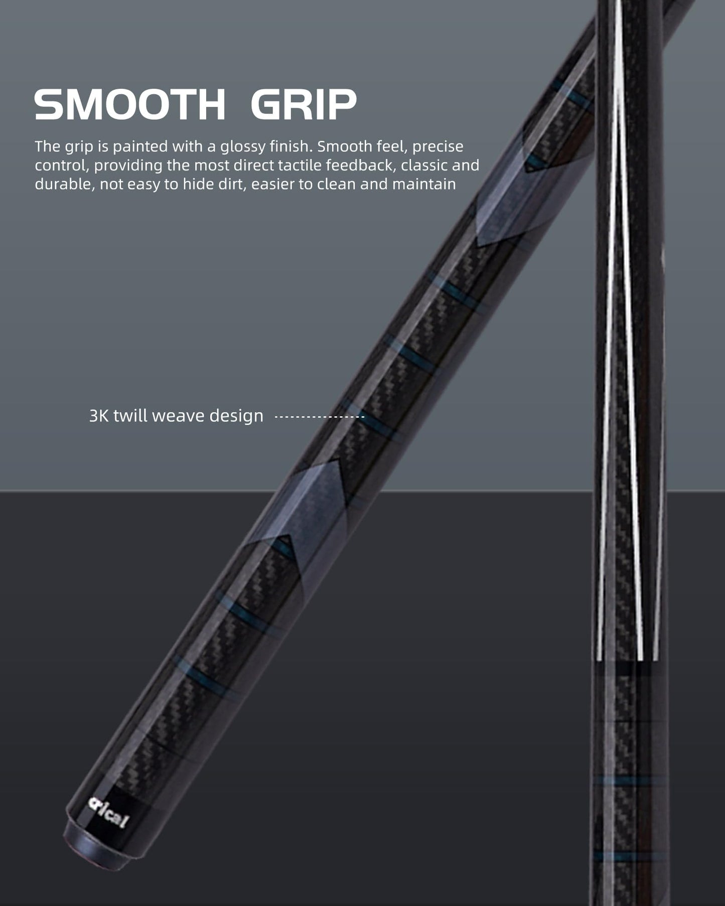 CRICAL 58" Carbon Fiber Pool Cue