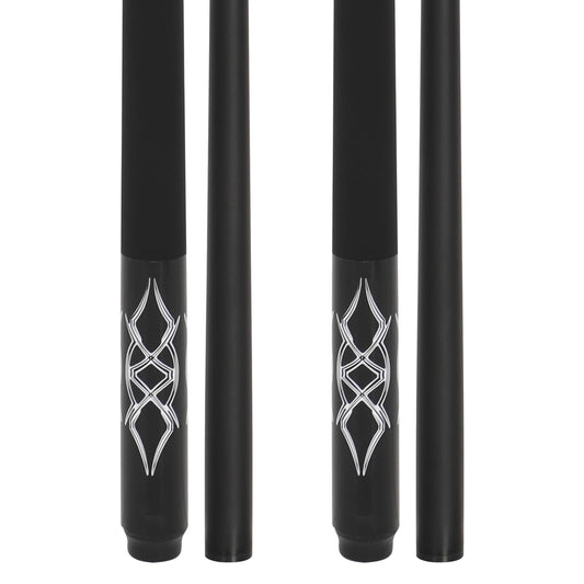 58" Fiberglass Graphite Pool Cue Sticks – 18-21oz