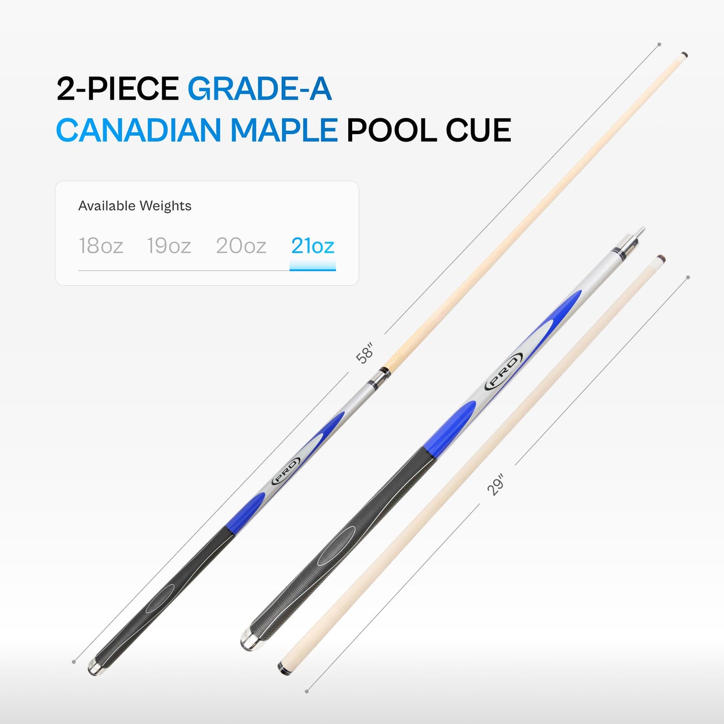 PEARSON Pro Series Pool Cue 58"