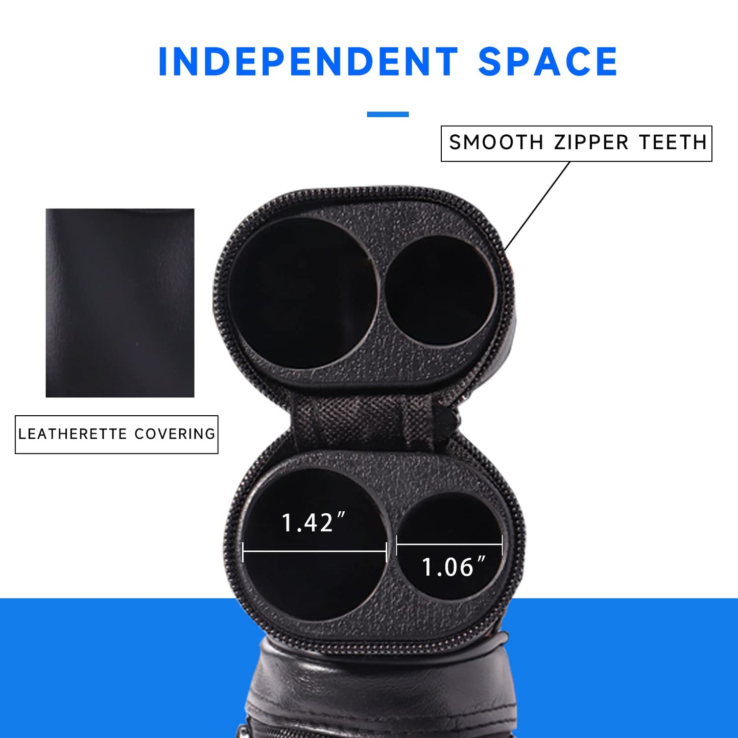 GSE Deluxe Hard Billiard Cue Case – 1x1