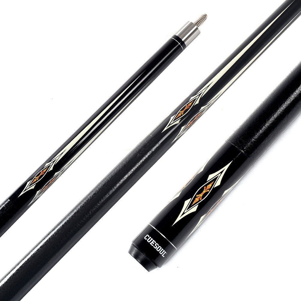 CUESOUL 2-Pack Pool Cue Sticks with Hard Case