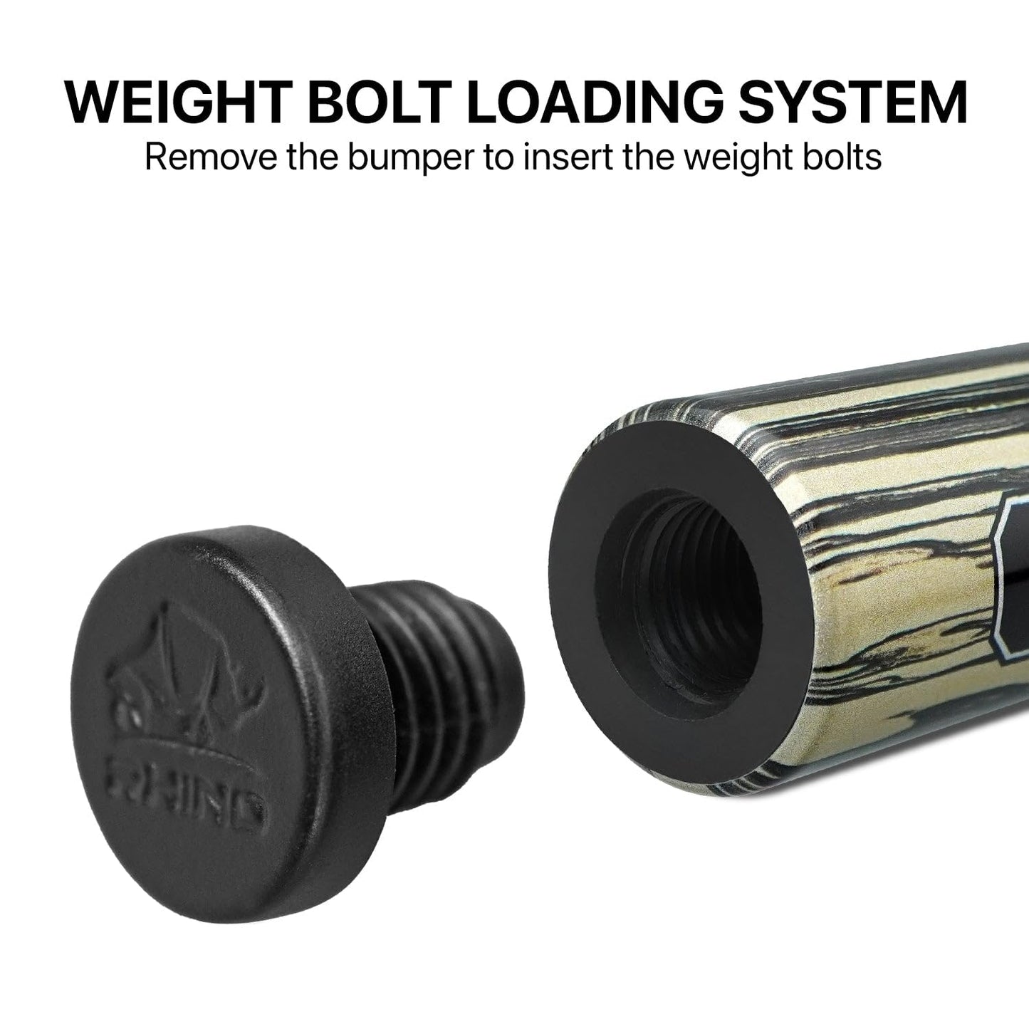 RHINO G-w Series Pool Cue – 12.5mm Tip, Exotic Woods