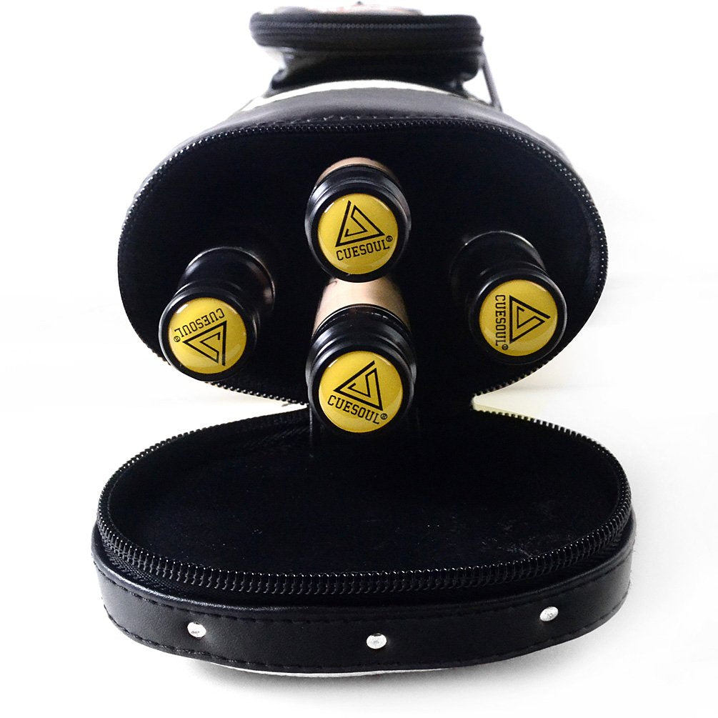 CUESOUL 2-Pack Pool Cue Sticks with Hard Case