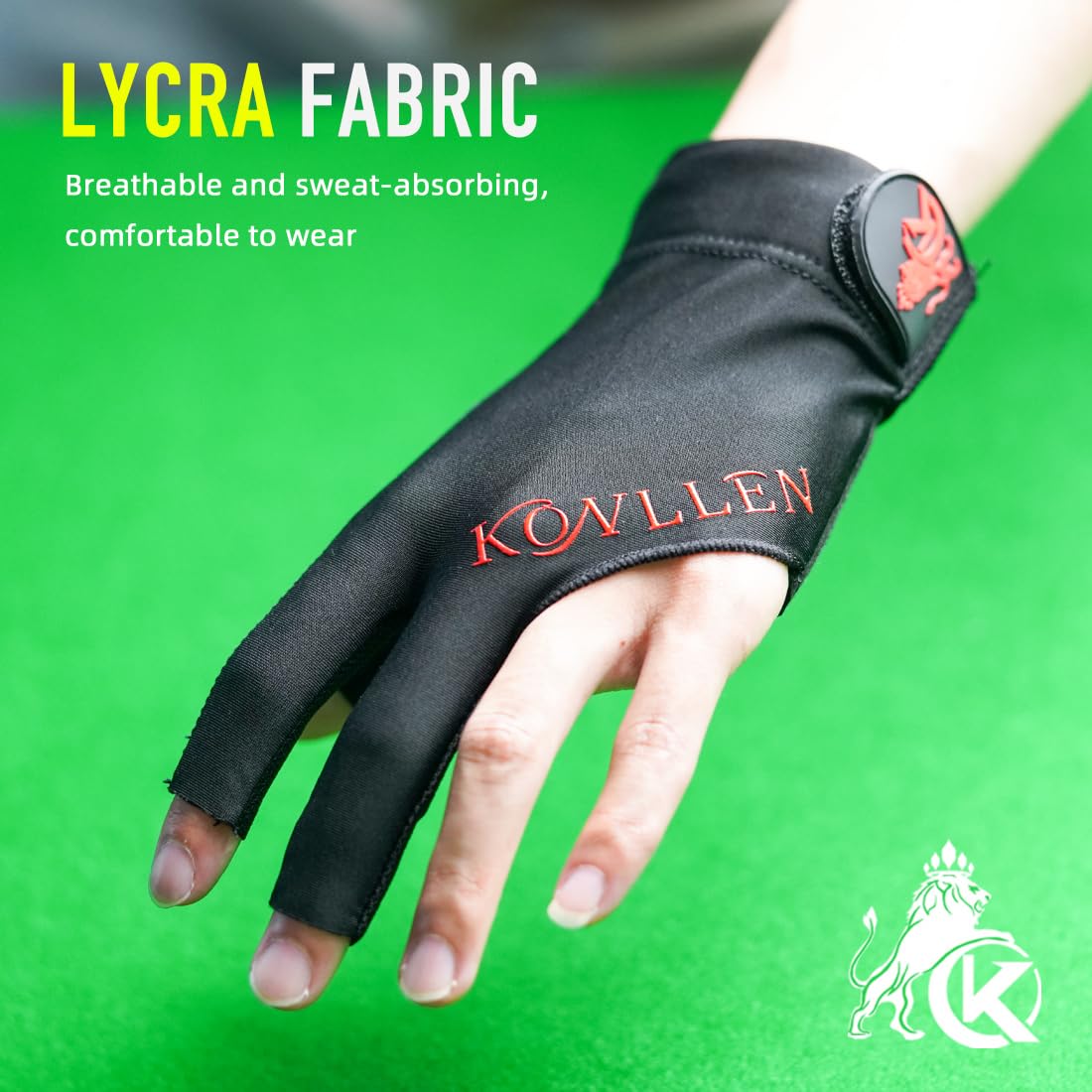 KONLLEN Adjustable Billiard Gloves