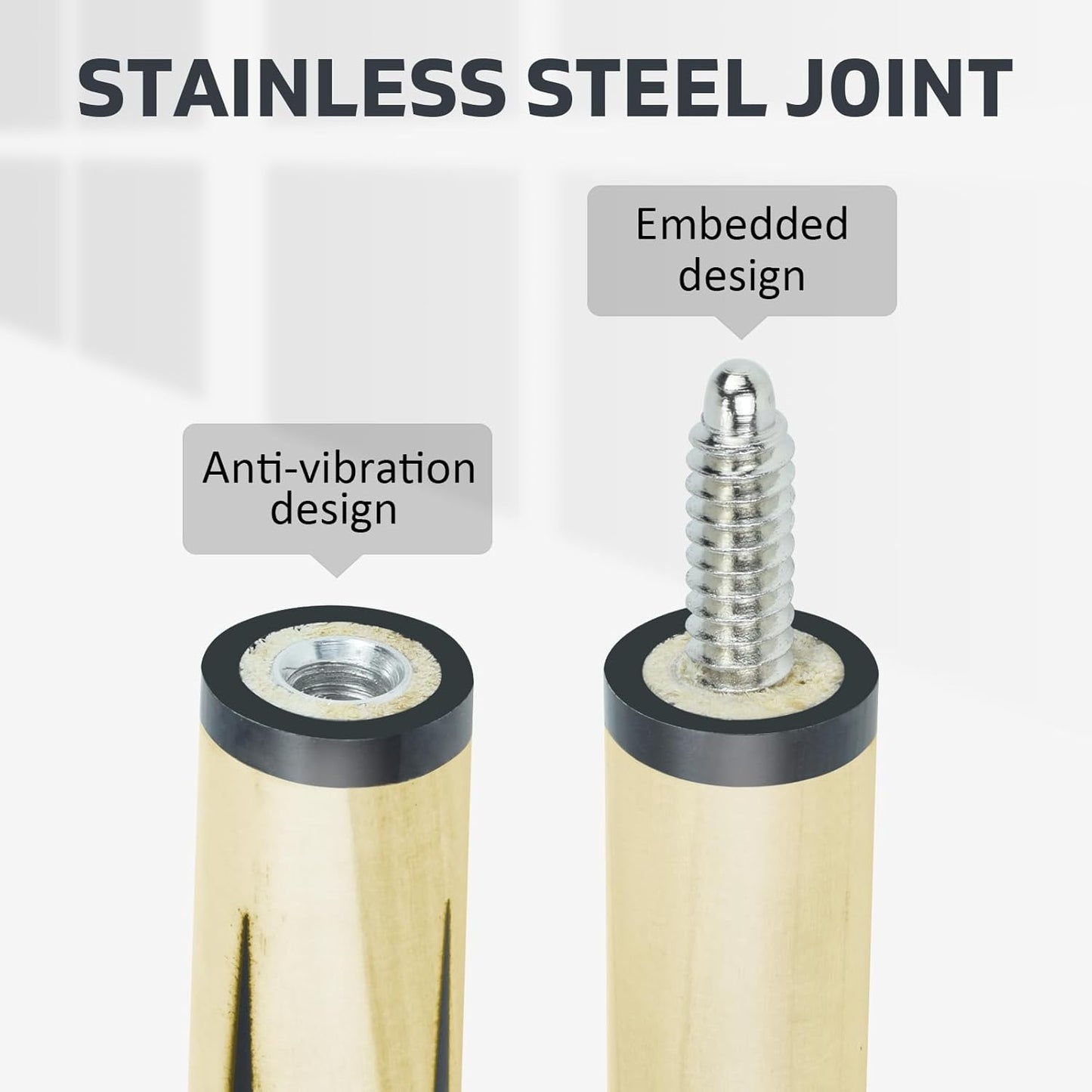 36" Pool Cue Sticks 2-Pack