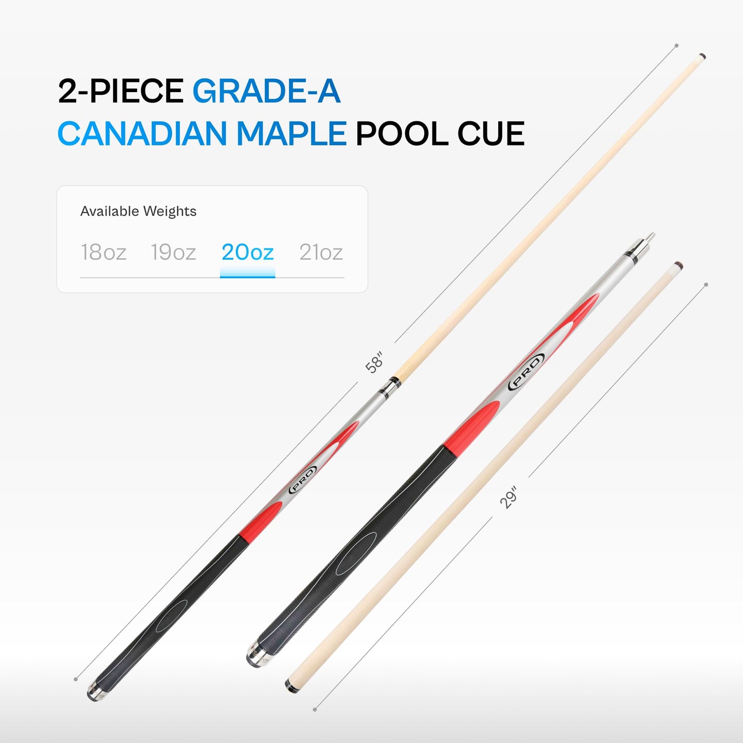 PEARSON Pro Series Pool Cue 58"