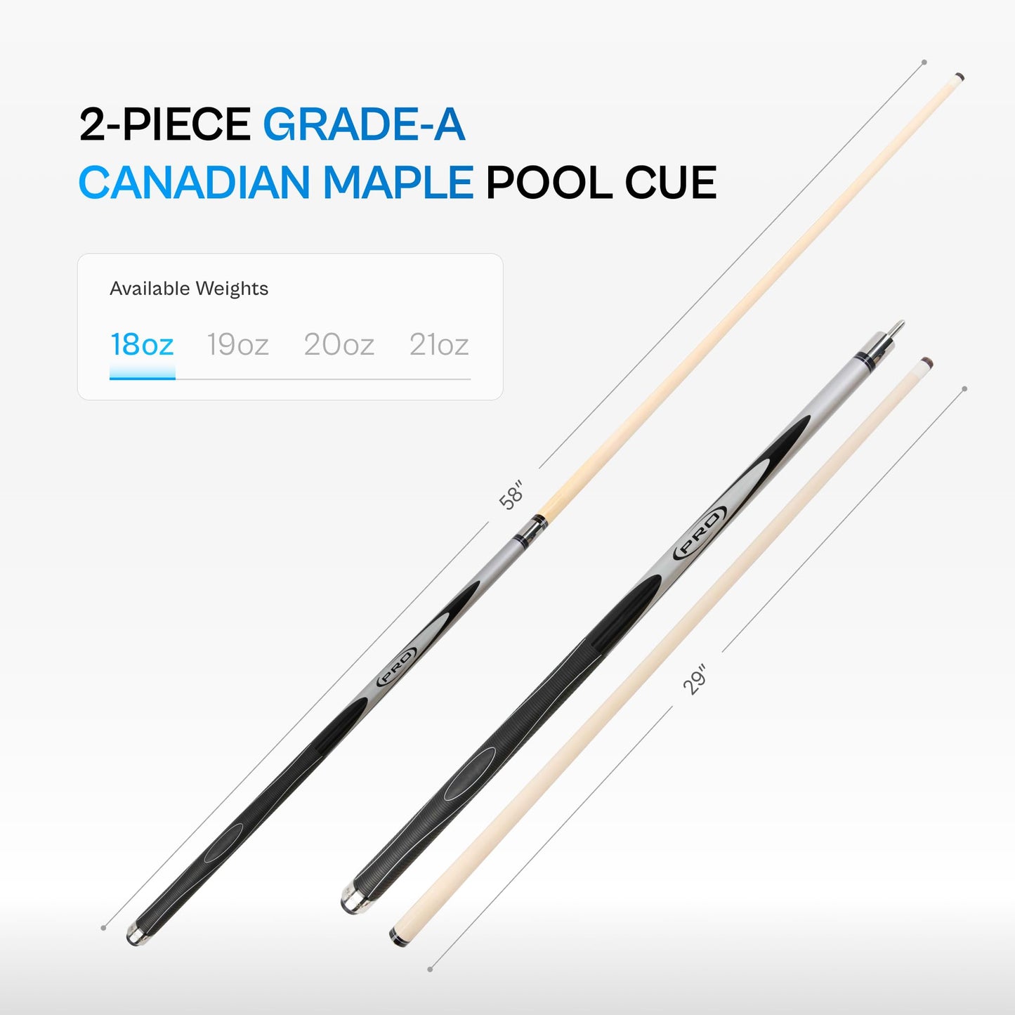 PEARSON Pro Series Pool Cue 58"
