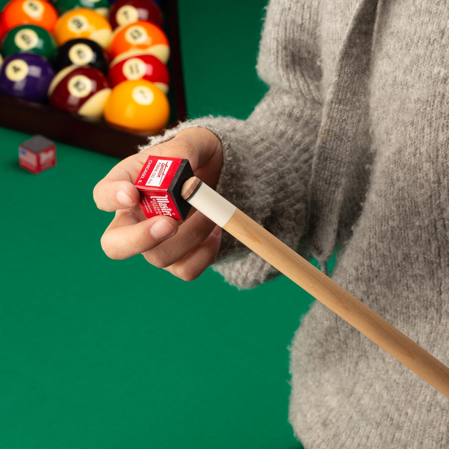 Master Billiard/Pool Cue Chalk Box, 12 Cubes