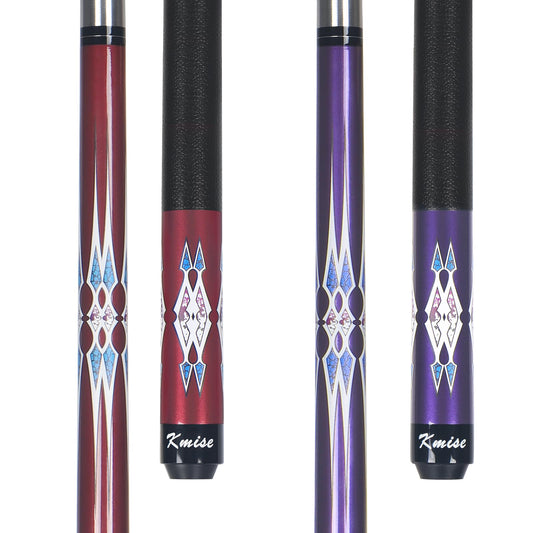 Kmise 58" Canadian Maple Pool Cue Set