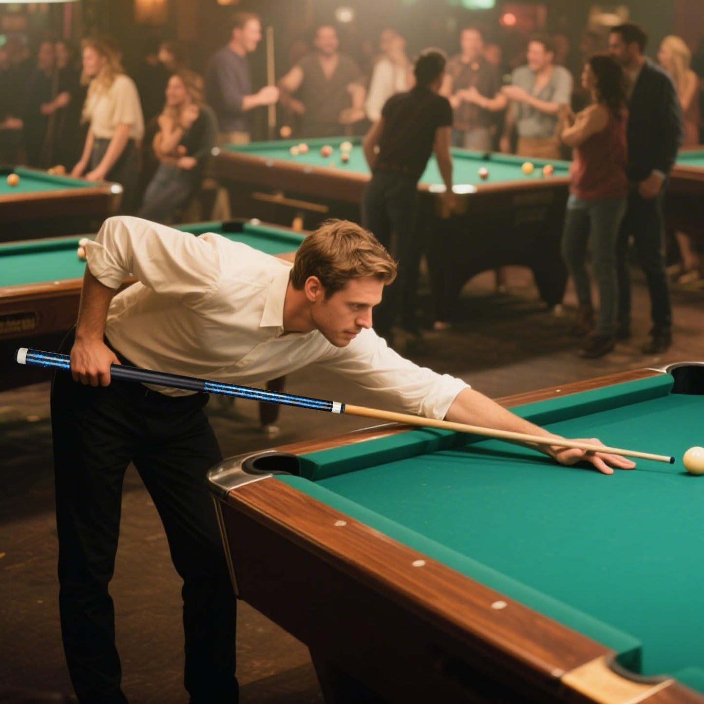 LOTKEY 4-Piece Pool Cue Set