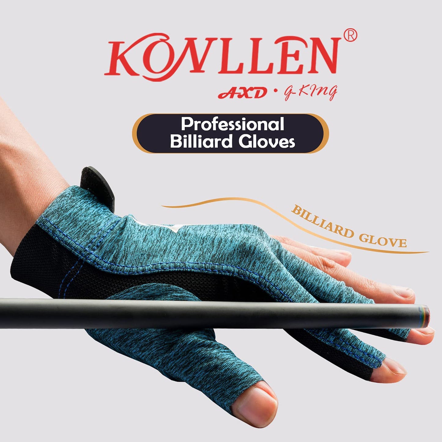 KONLLEN Adjustable Billiard Gloves
