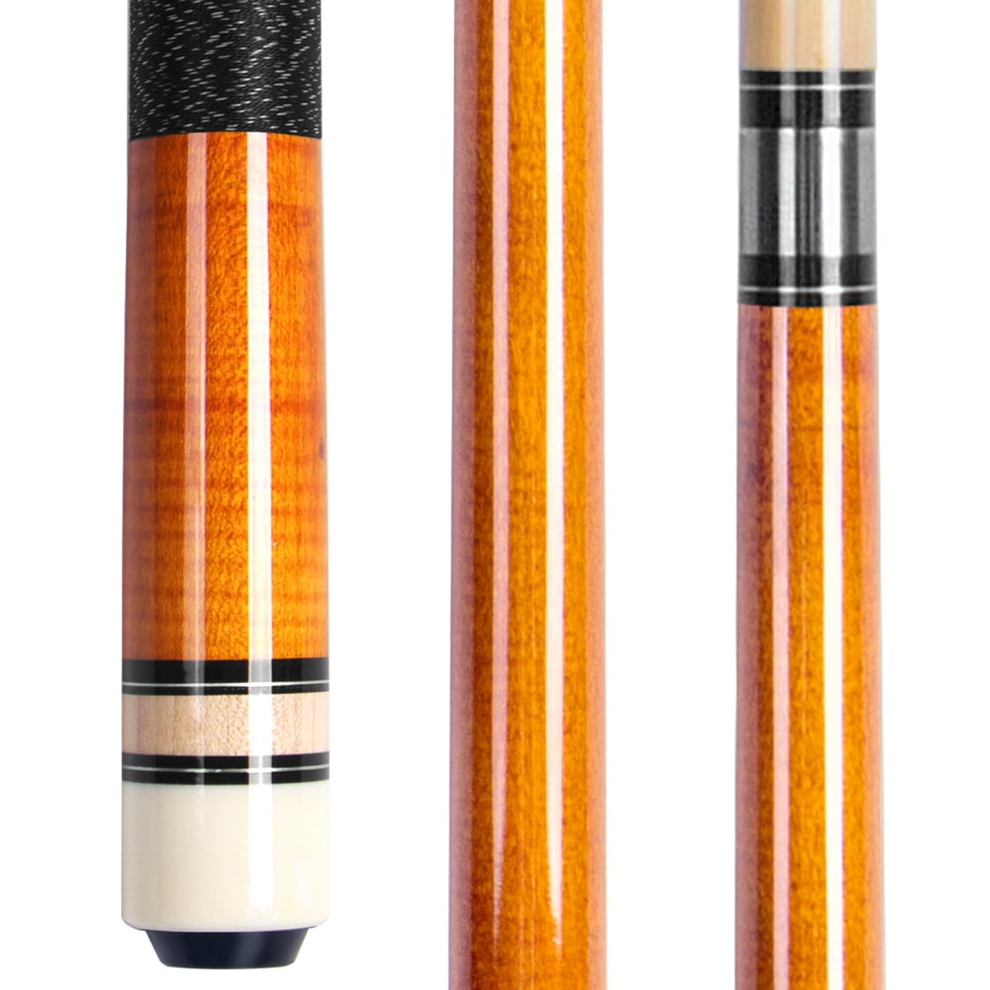 AKLOT 4x 58" Maple Pool Cues