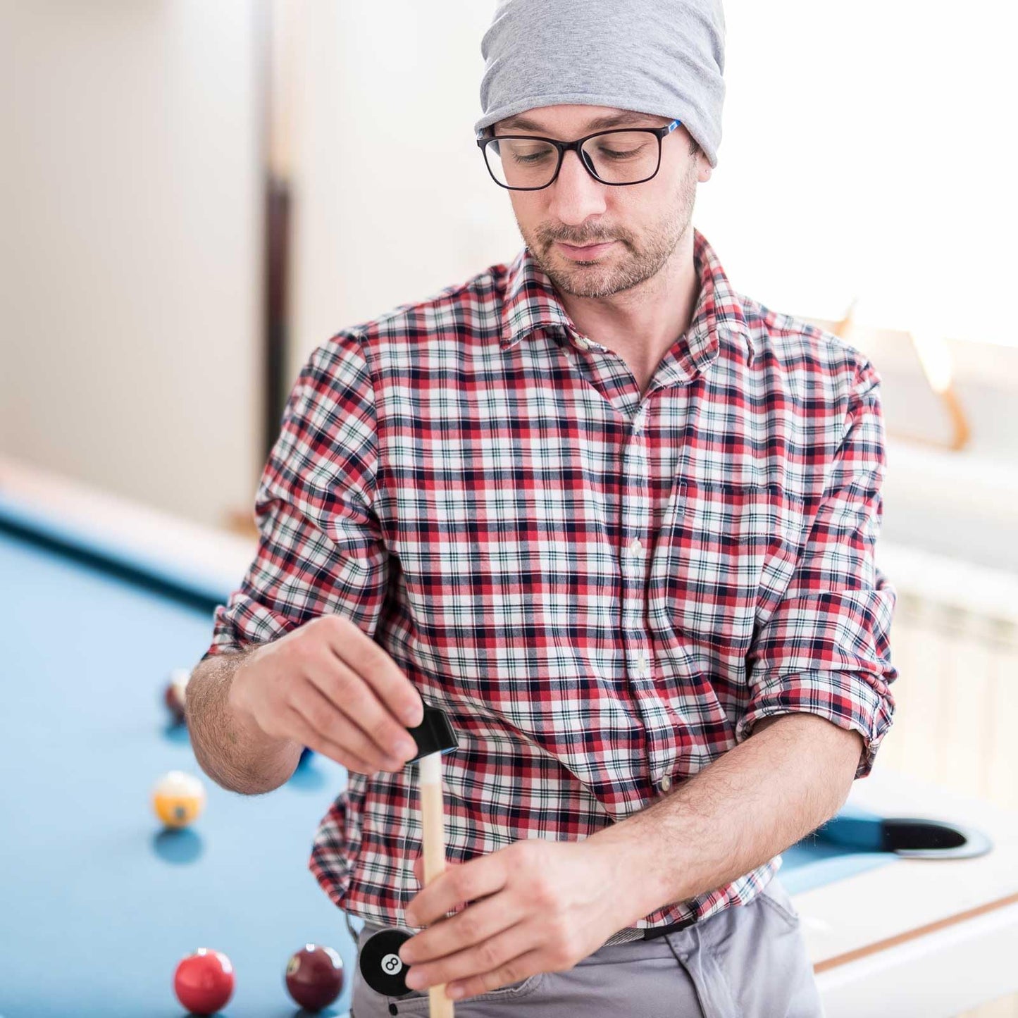 Lewtemi Retractable Pool Cue Chalk Holder – 2pcs