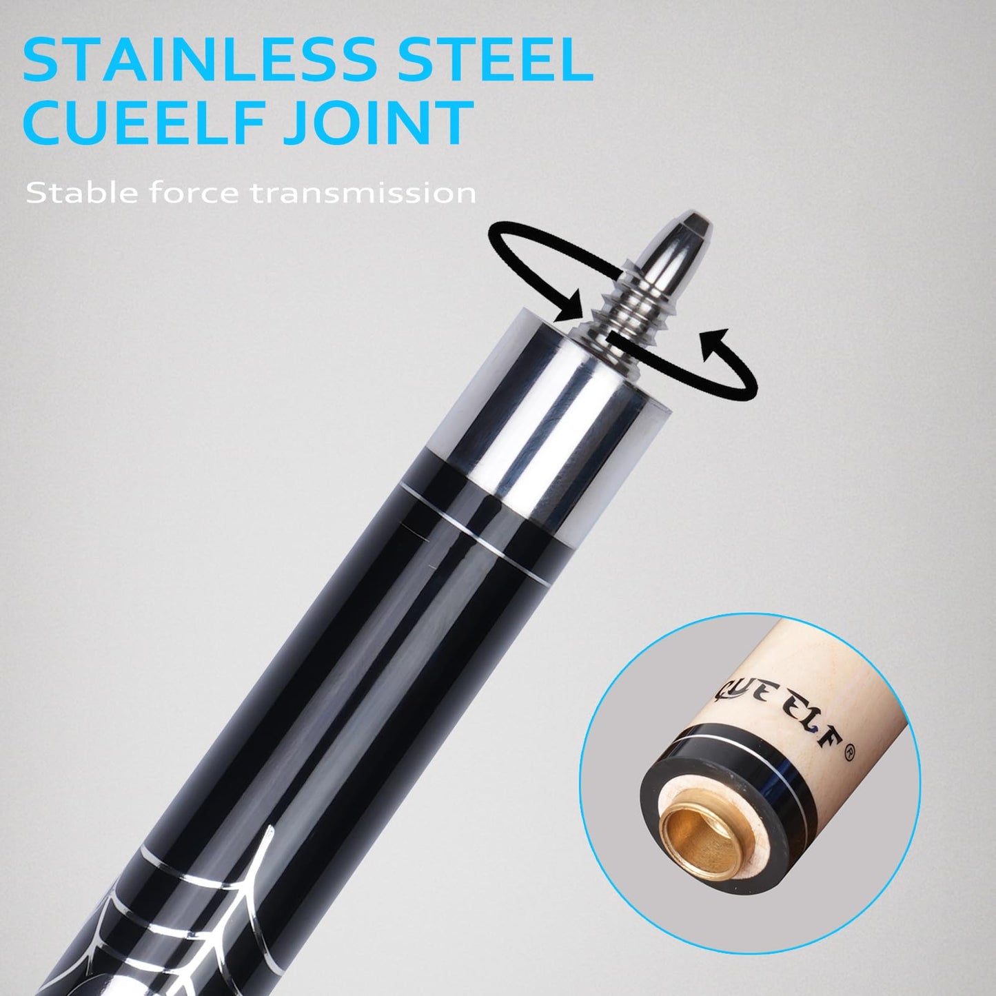 Scorpion 58" Maple Pool Cue 19.5-21oz