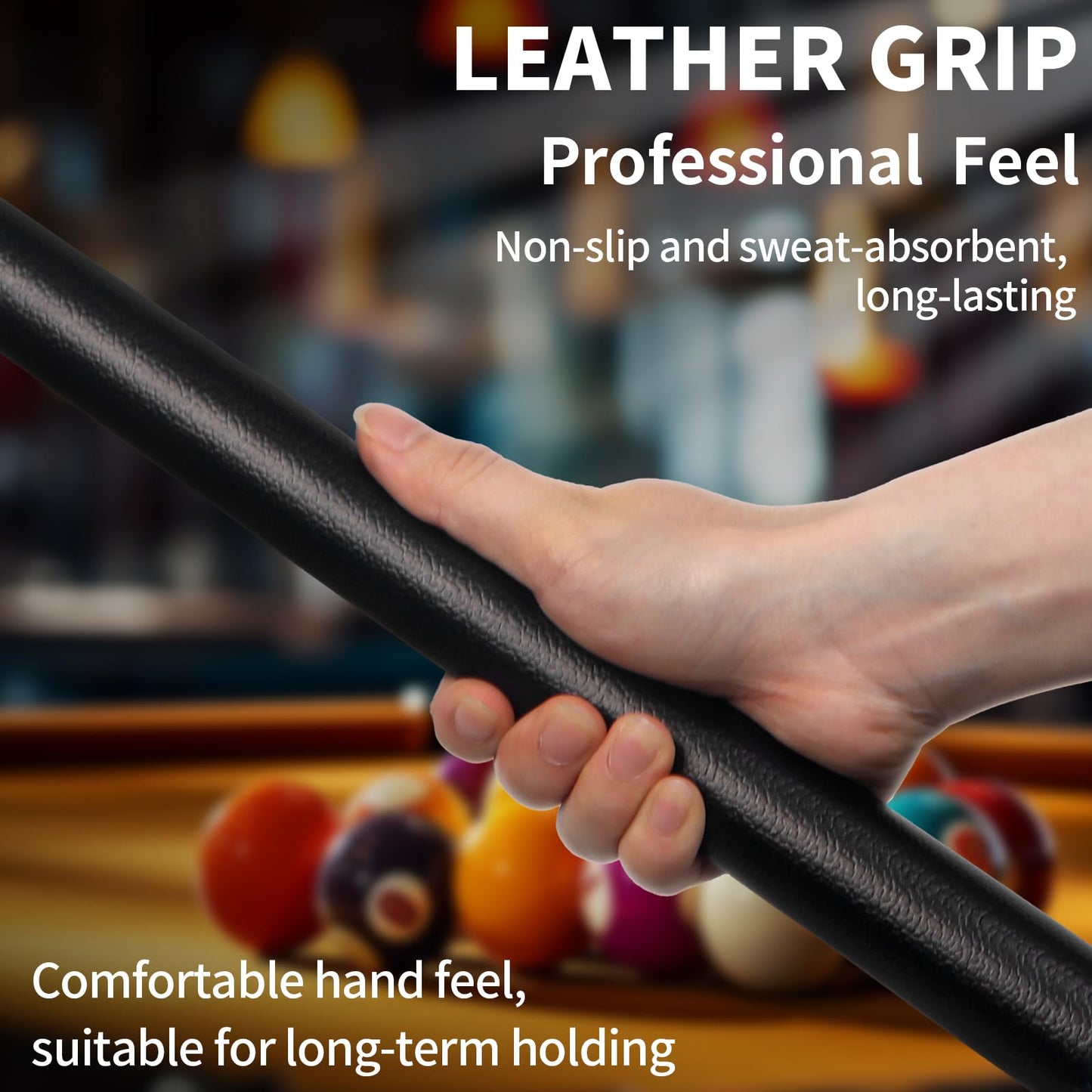 LOTKEY 4-Piece Pool Cue Set