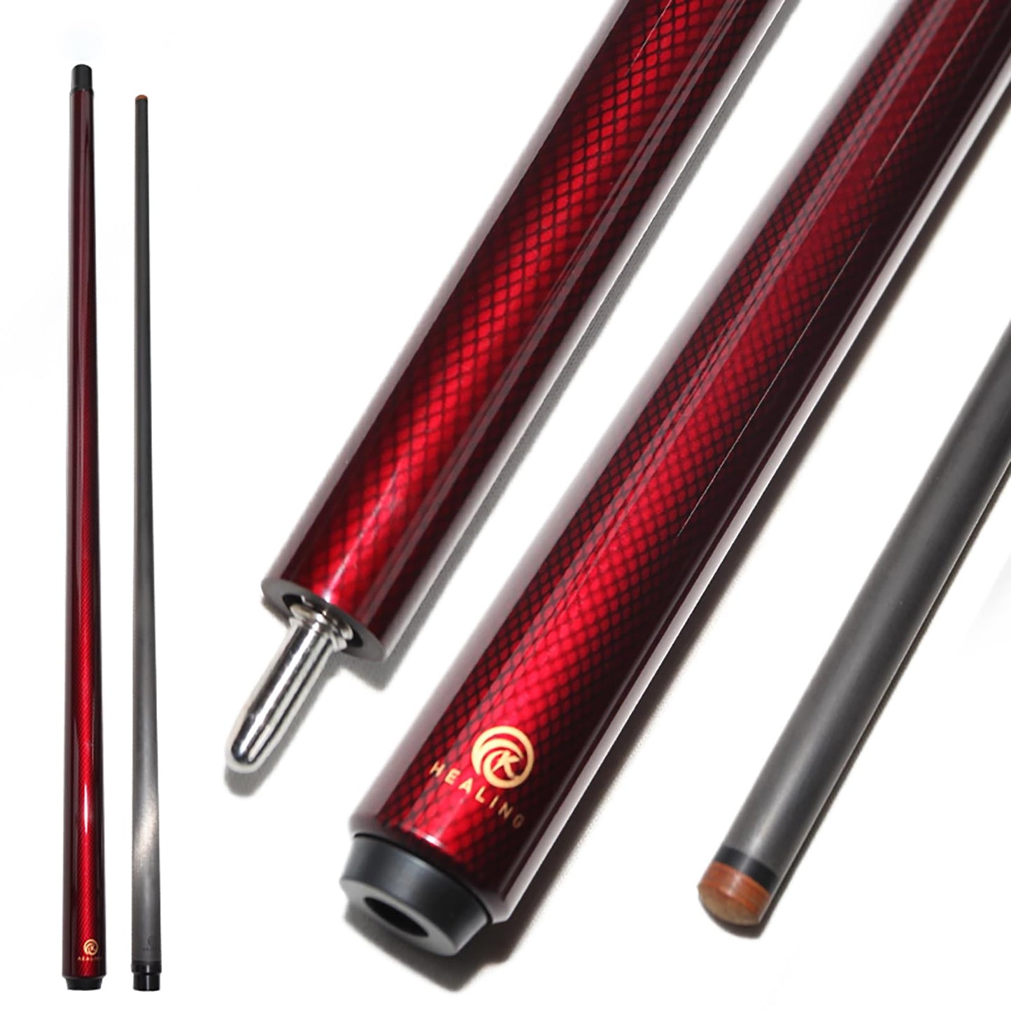 OKHEALING 58" Carbon Fiber Pool Cue