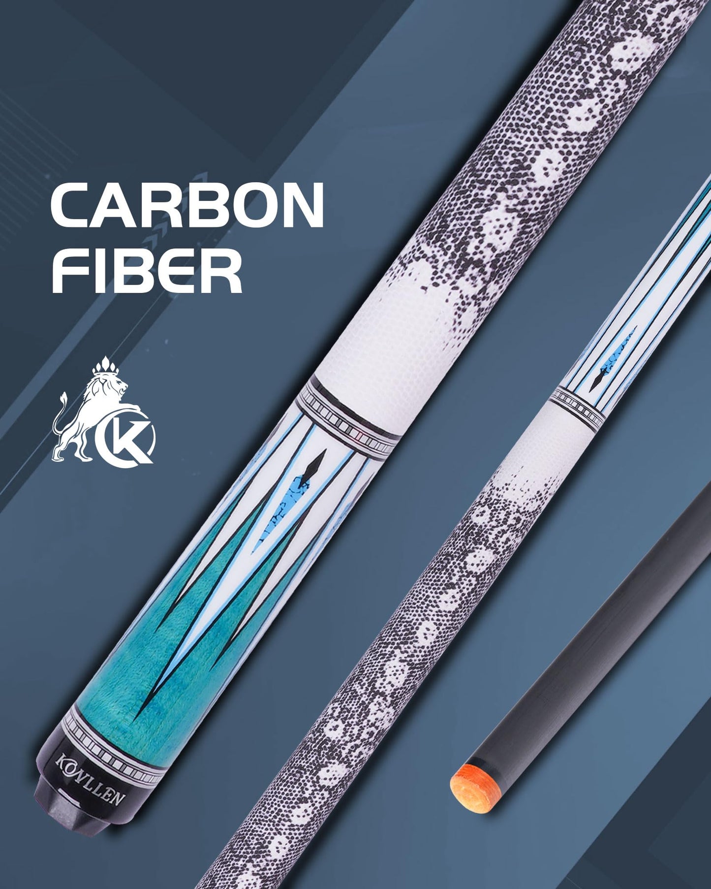 KONLLEN 58" Carbon Fiber Pool Cue