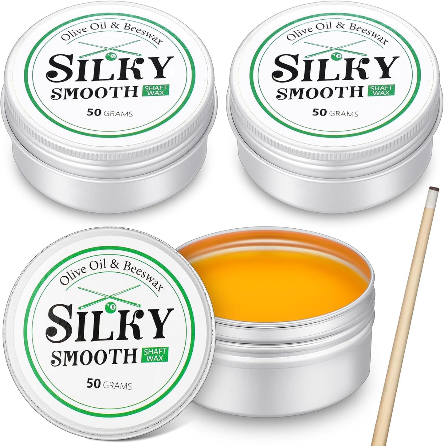 Pool Cue Shaft Wax 3-Pack