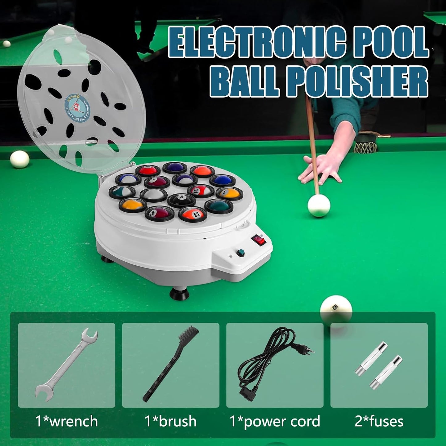Pool Ball Cleaner Machine 110V