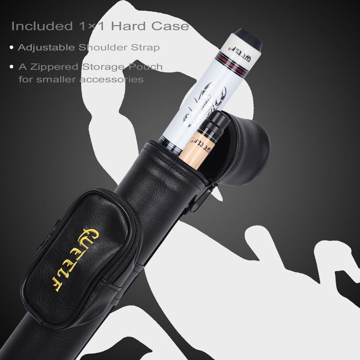 Scorpion 58" Maple Pool Cue 19.5-21oz