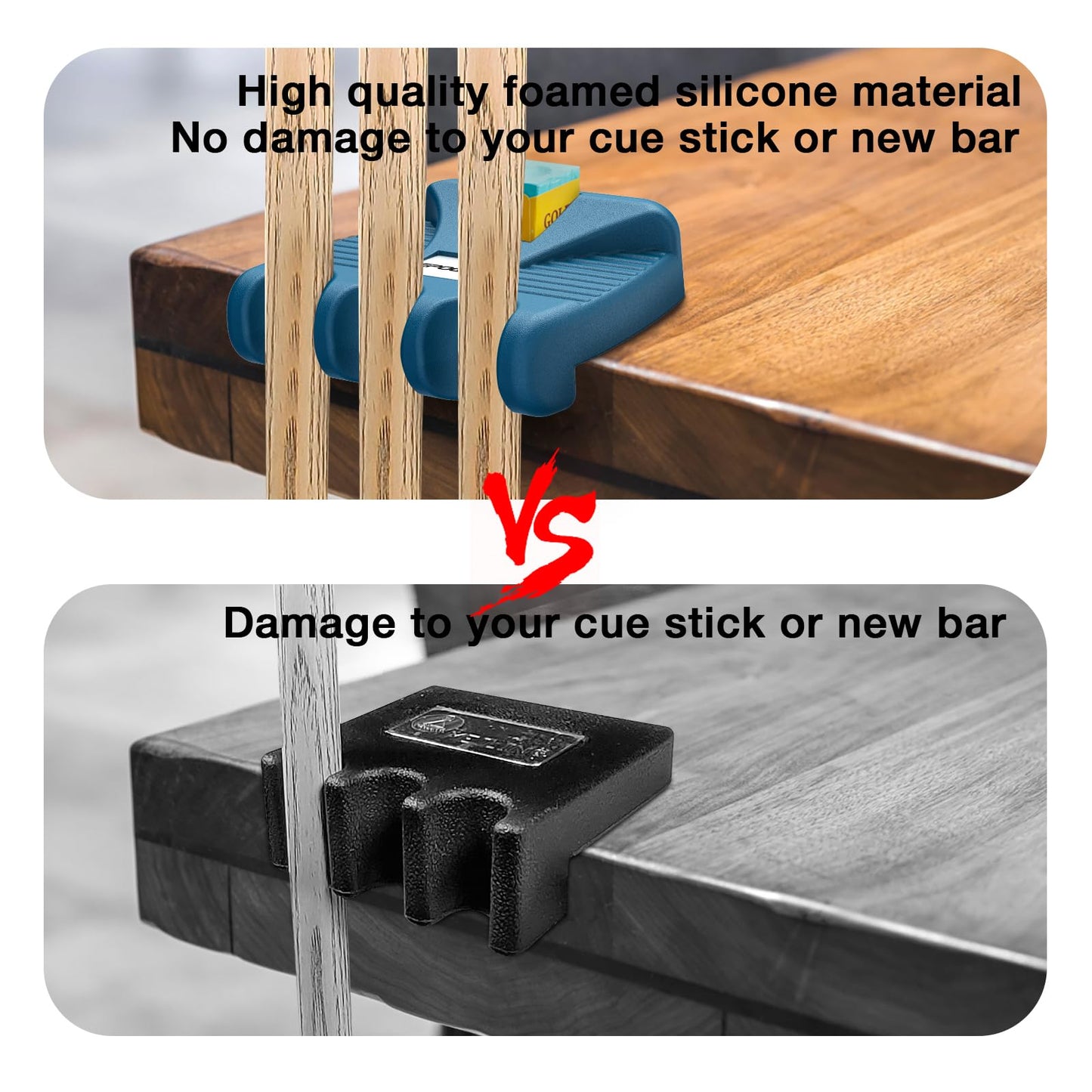 Portable Weighted Cue Rest