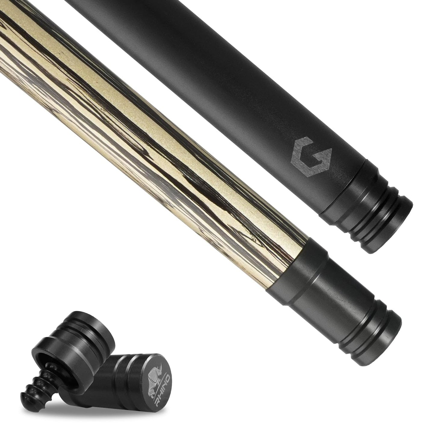 RHINO G-w Series Pool Cue – 12.5mm Tip, Exotic Woods