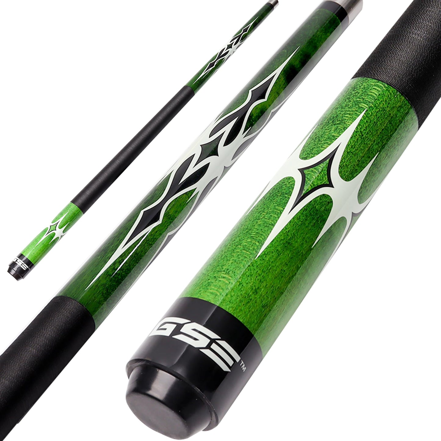 GSE 58" 2-Piece Maple Pool Cue – 18-21oz