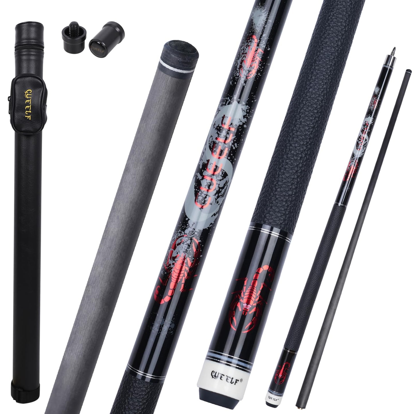 Carbon Fiber Professional Pool Cue 12.5mm