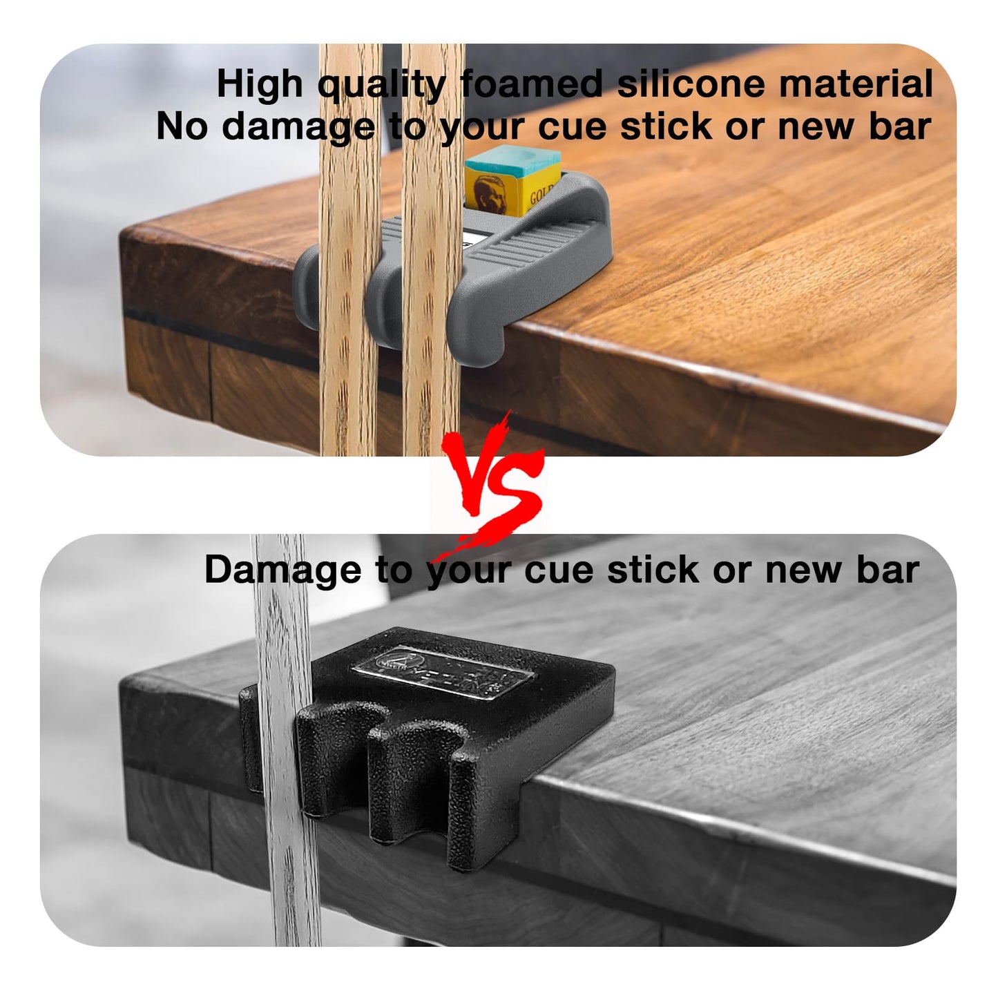 Portable Weighted Cue Rest