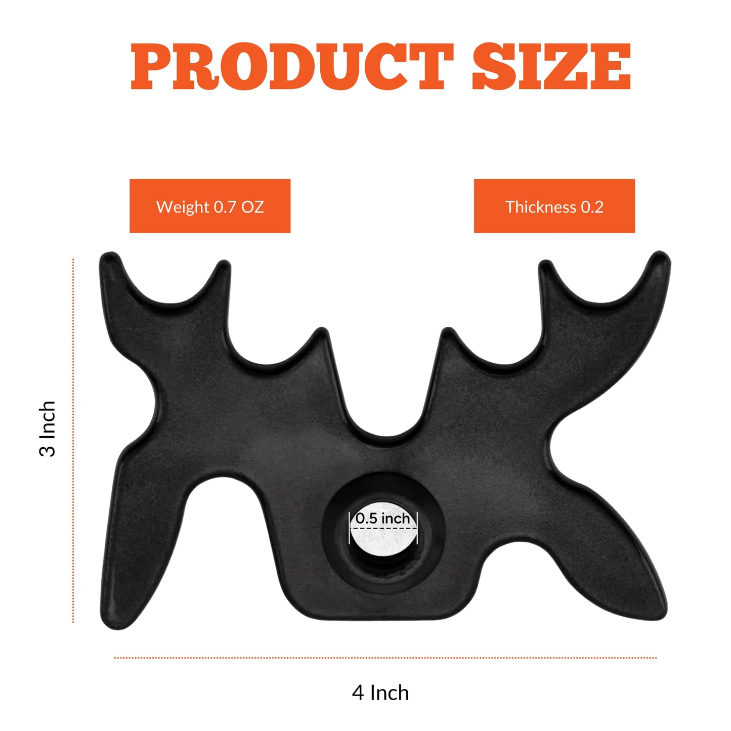 Slip-On Portable Moosehead Bridge Cue Rest