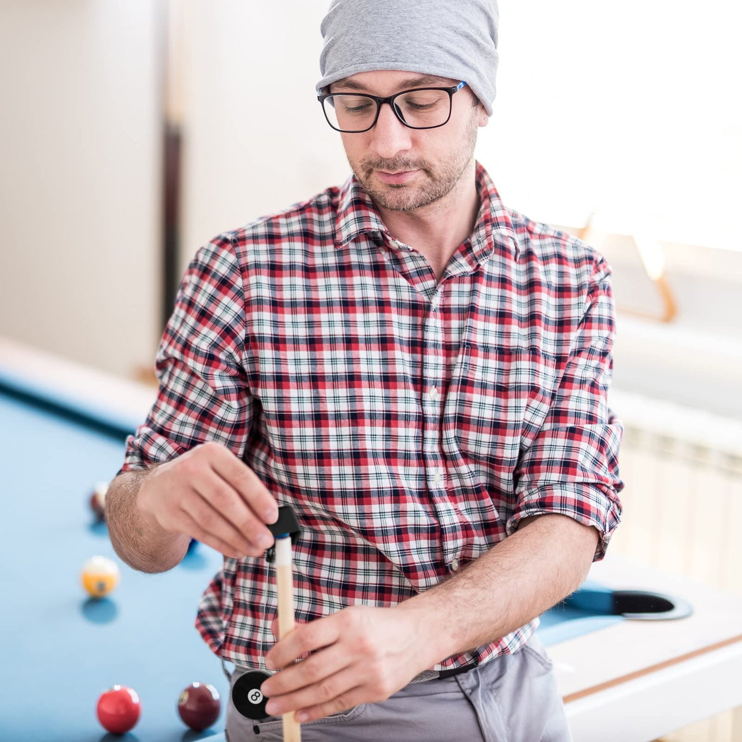 Lewtemi Retractable Pool Cue Chalk Holder – 2pcs