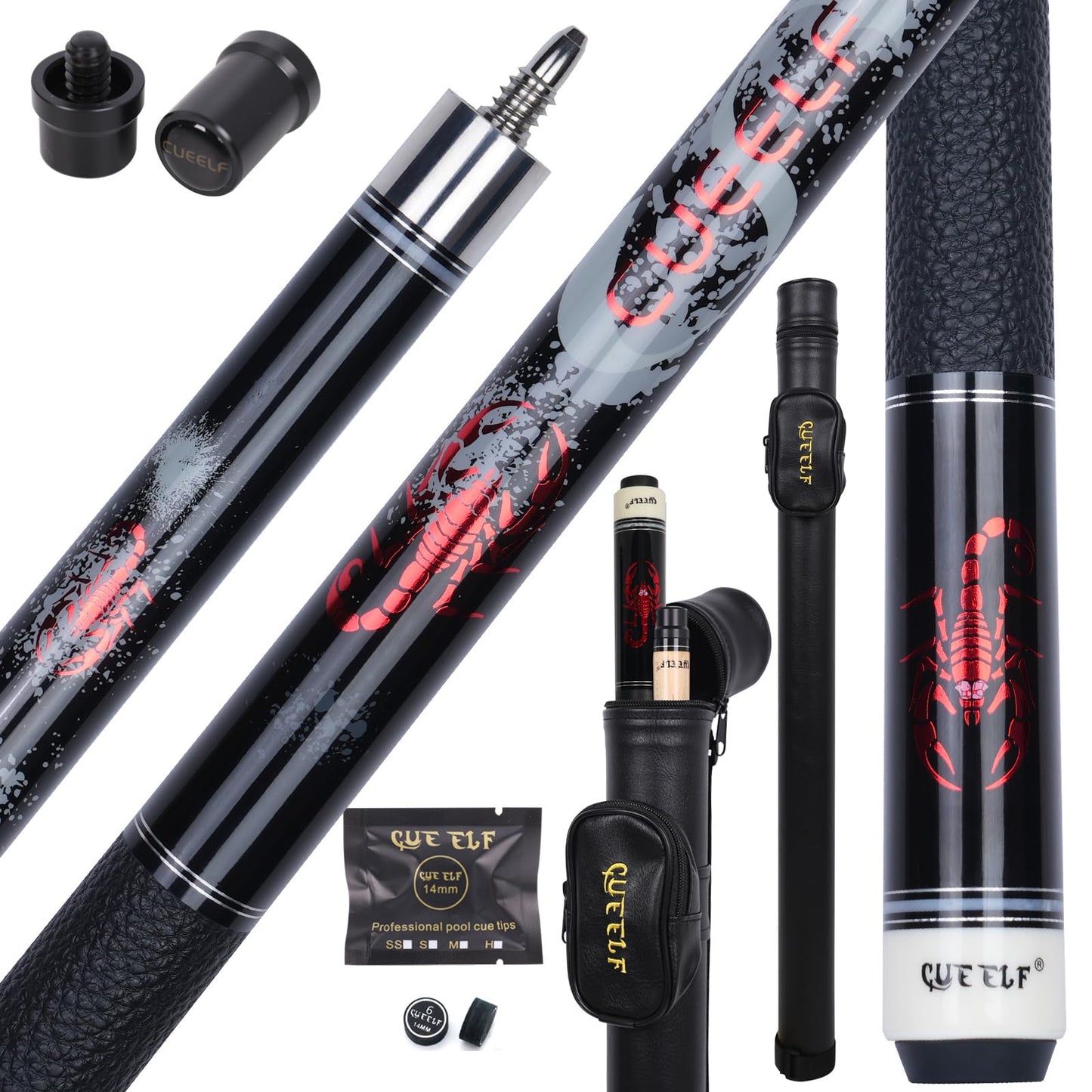 Scorpion 58" Maple Pool Cue 19.5-21oz
