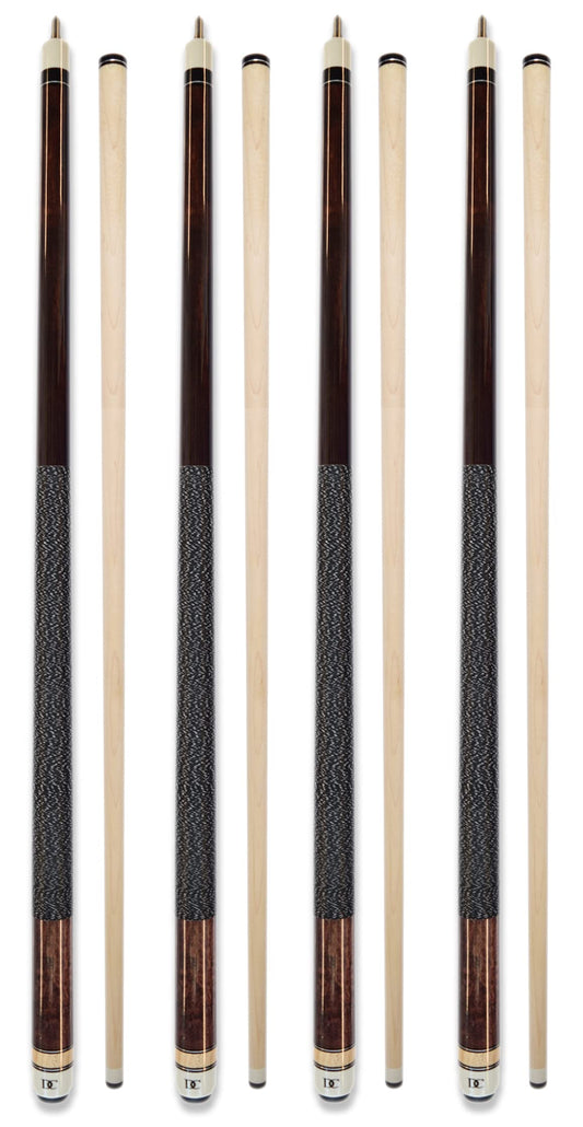 Set of 4 Pool Cues New 58" Billiard House Bar Pool Cue Sticks