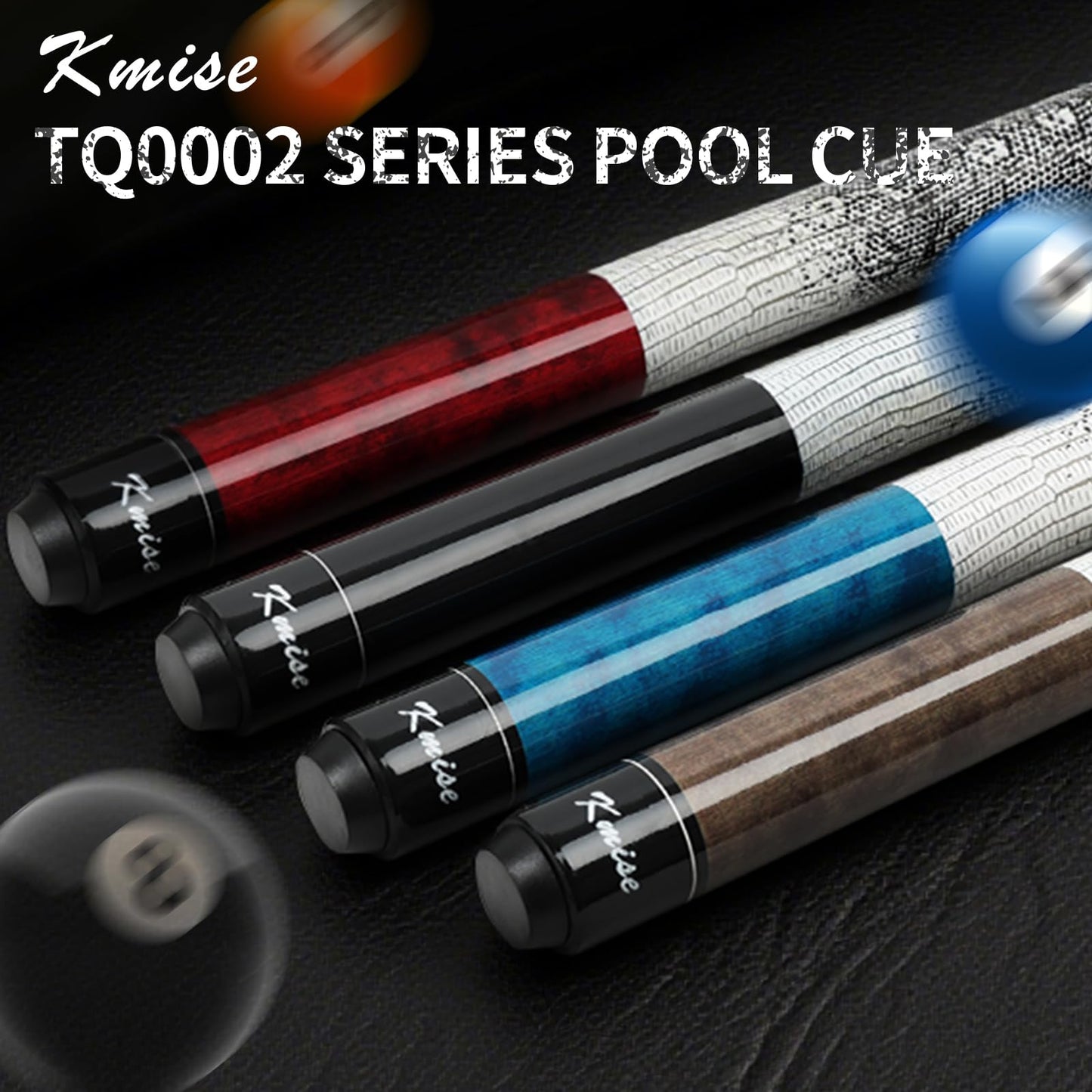 Kmise 58" Low-Deflection Pool Cue