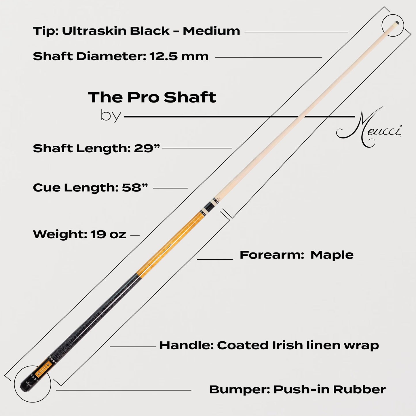 Meucci Buster 5 Pool Cue