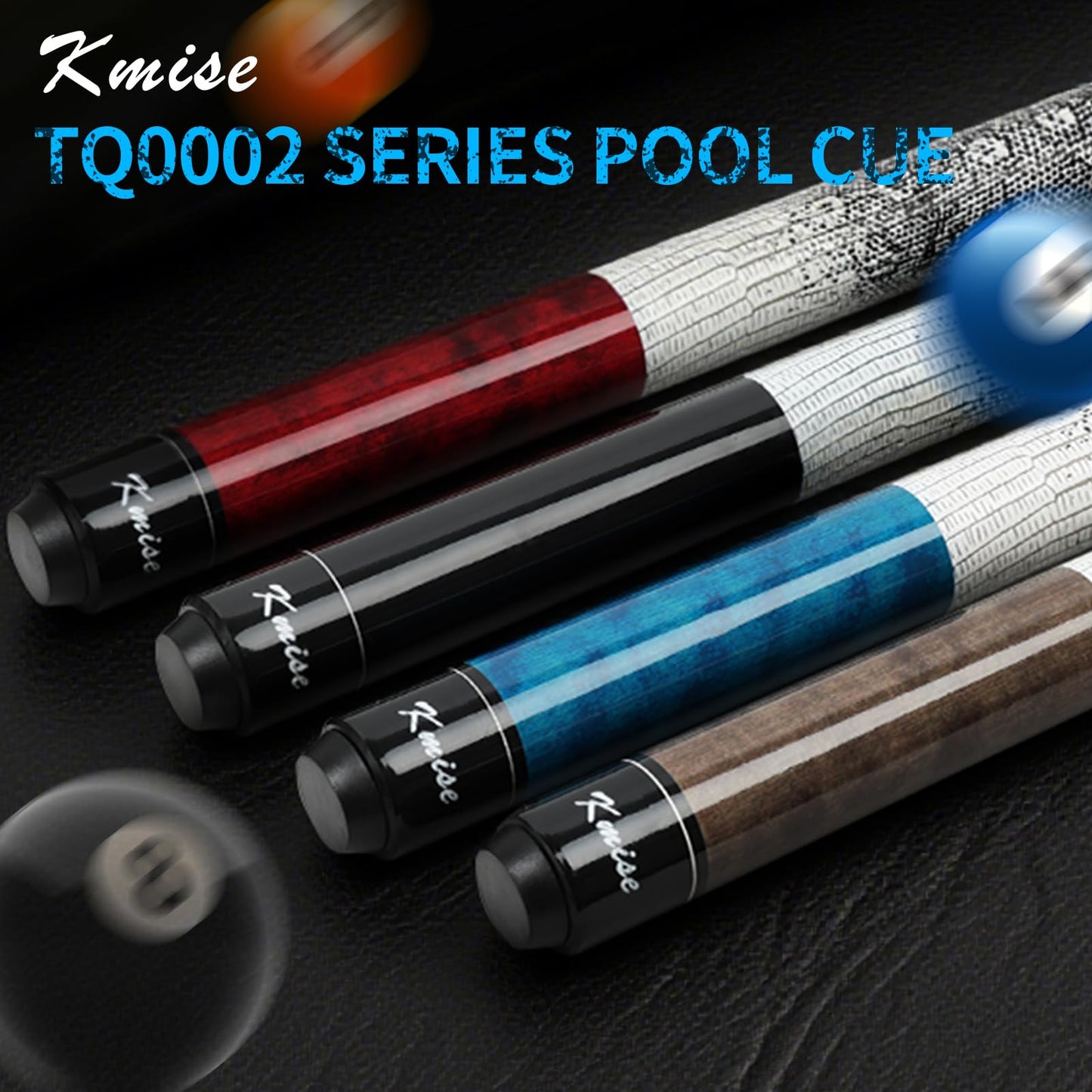 Kmise 58" Low-Deflection Pool Cue