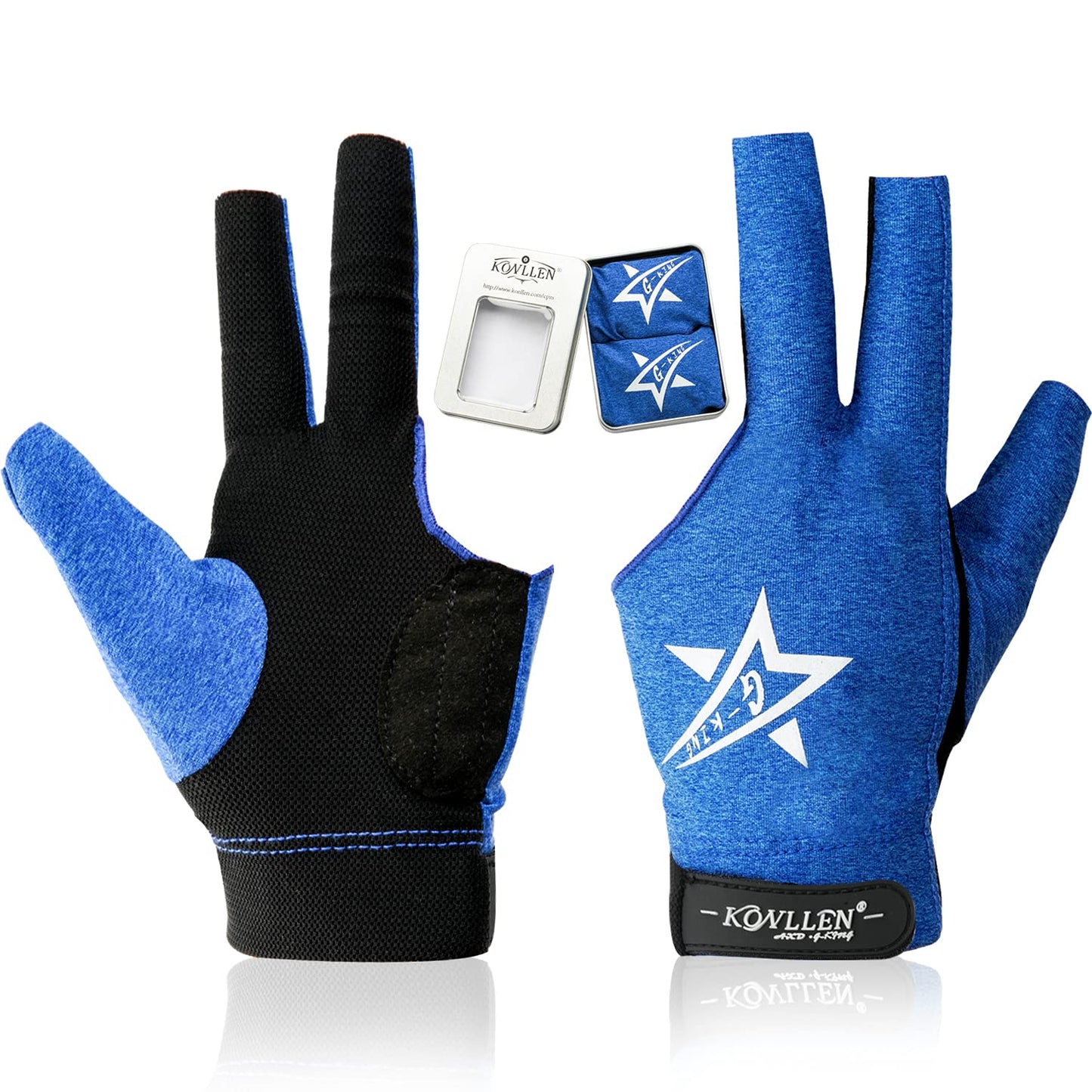 KONLLEN Adjustable Billiard Gloves