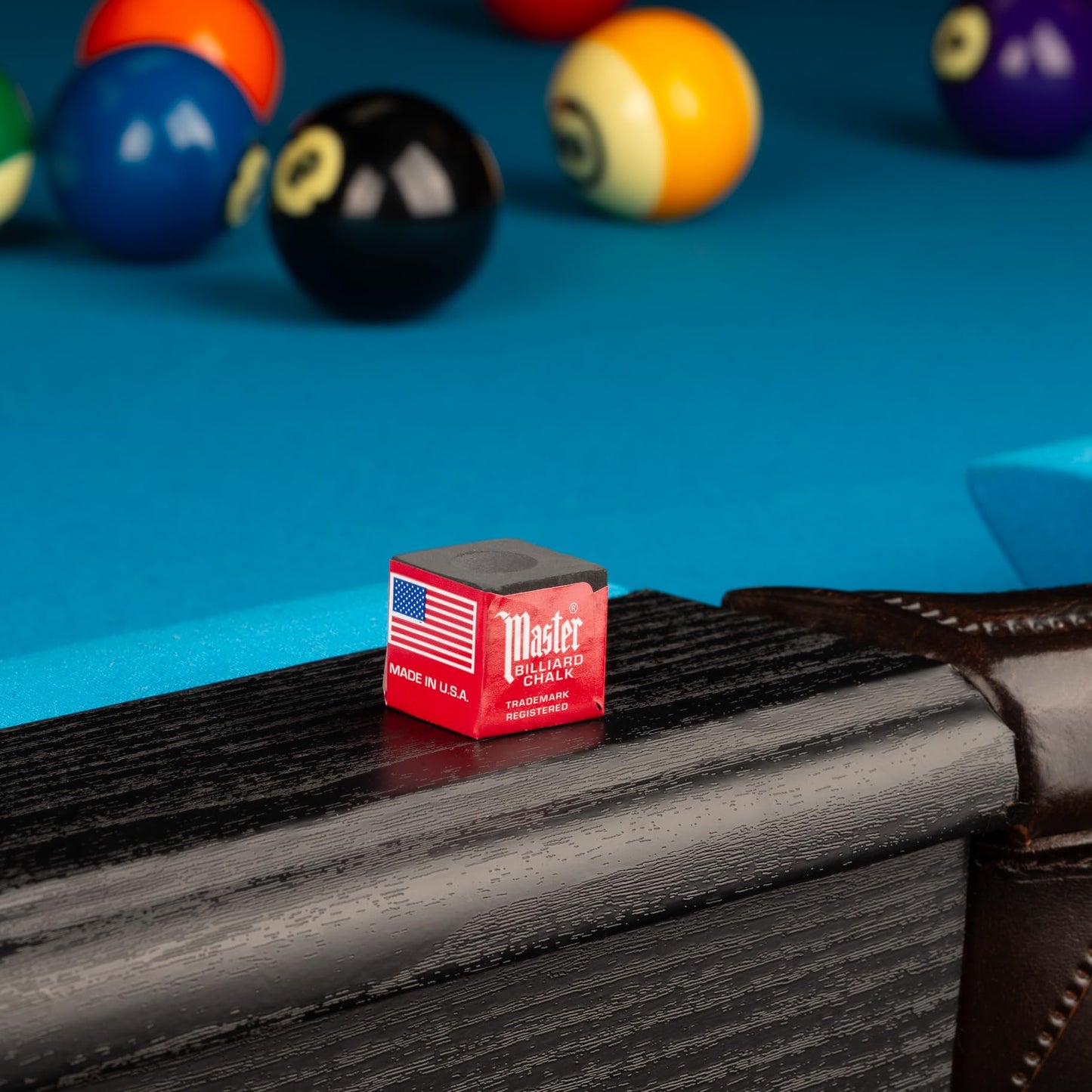 Master Billiard/Pool Cue Chalk Box, 12 Cubes