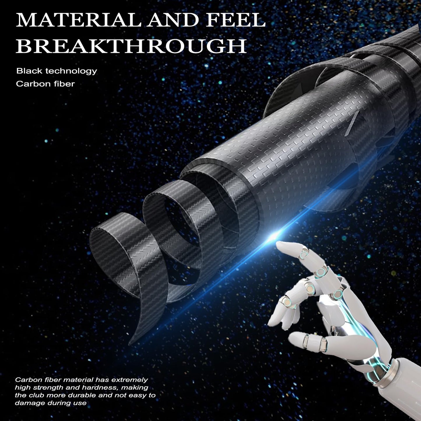 Carbon Fiber Professional Pool Cue 12.5mm