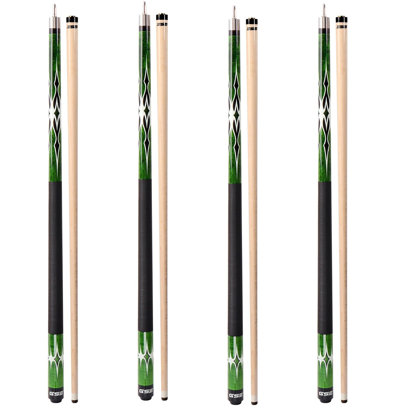 GSE 58" 2-Piece Maple Pool Cue – 18-21oz
