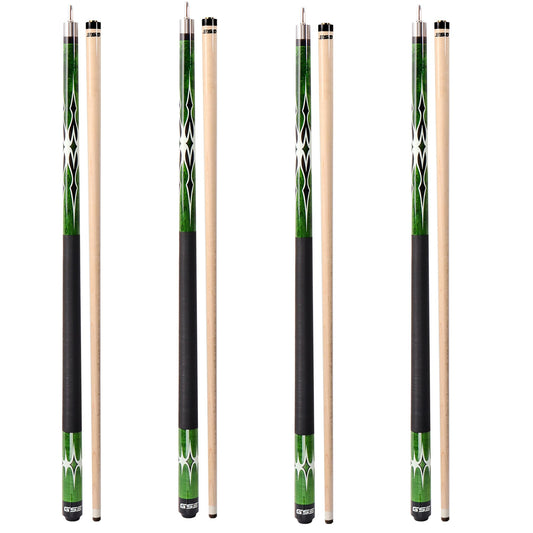 GSE 58" 2-Piece Maple Pool Cue – 18-21oz