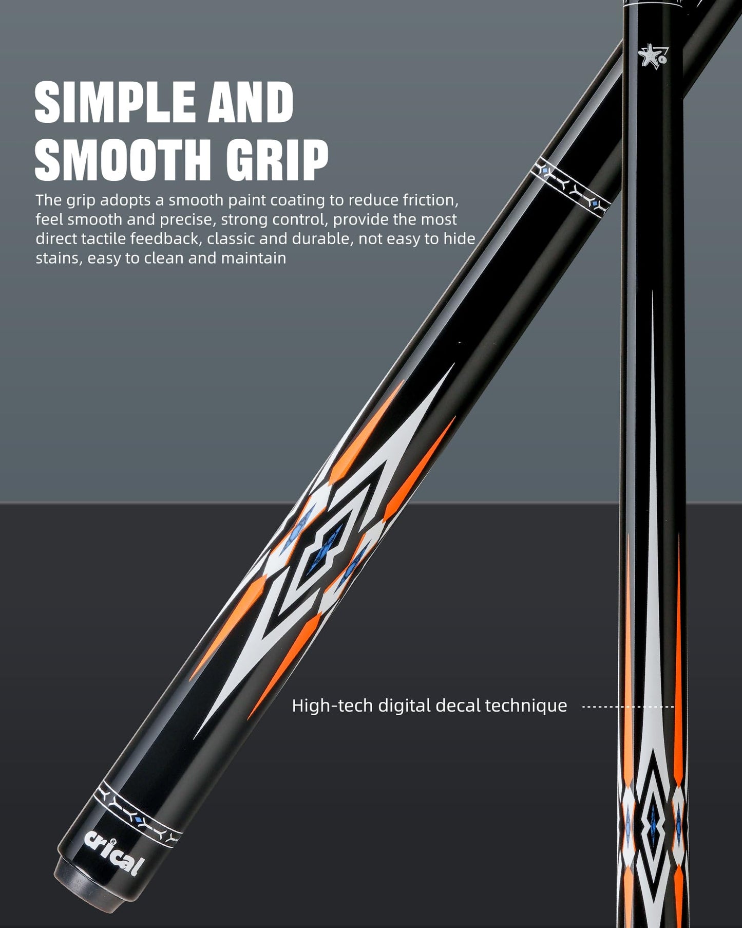 CRICAL 58" Carbon Fiber Pool Cue