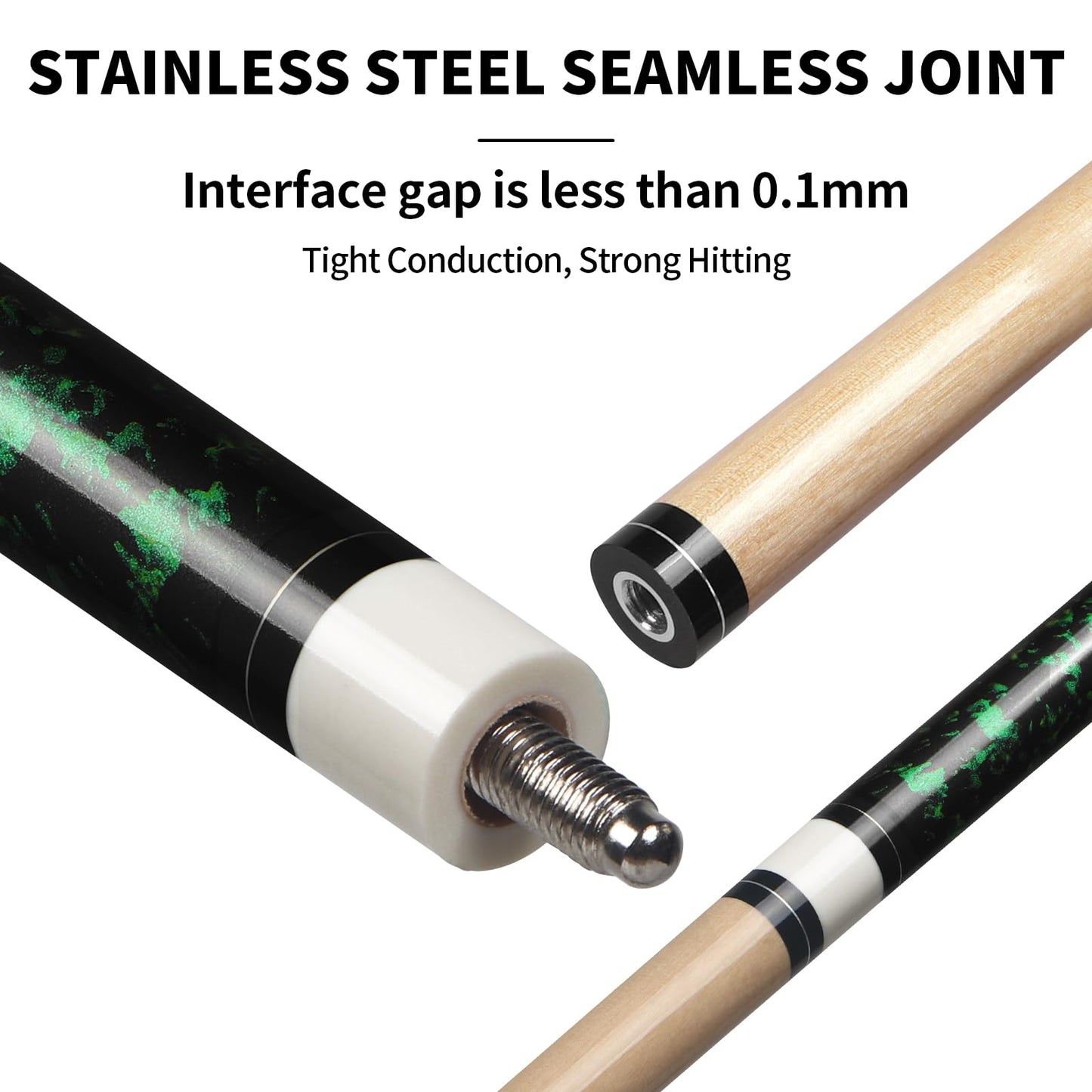 LOTKEY 4-Piece Pool Cue Set