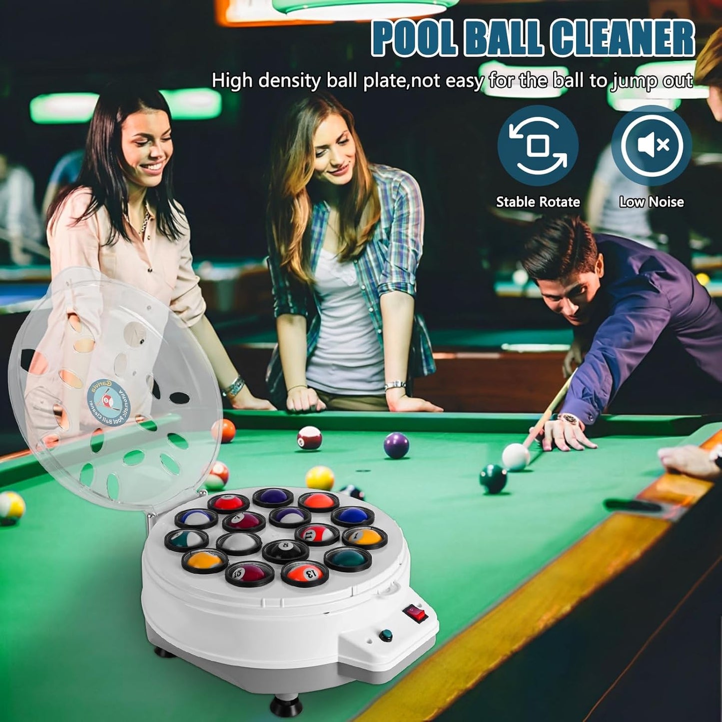 Pool Ball Cleaner Machine 110V