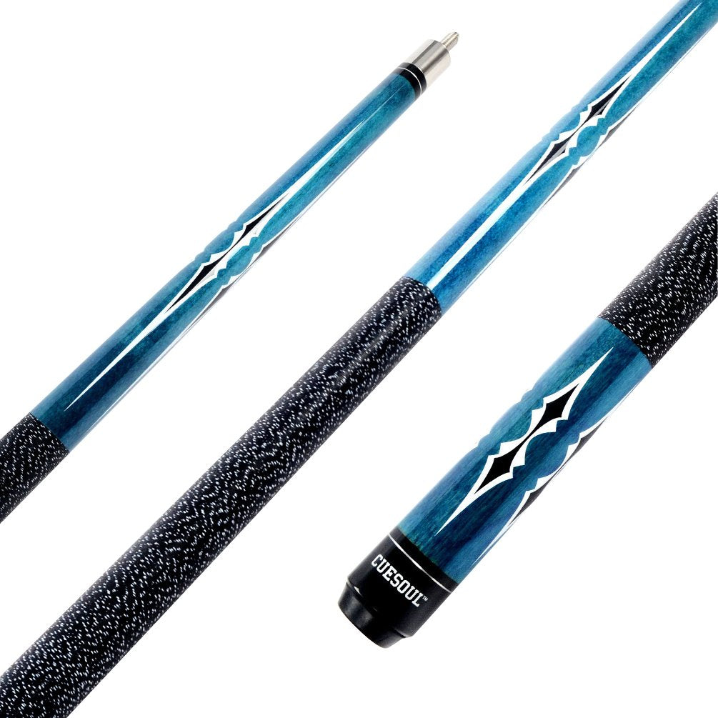 CUESOUL 2-Pack Pool Cue Sticks with Hard Case