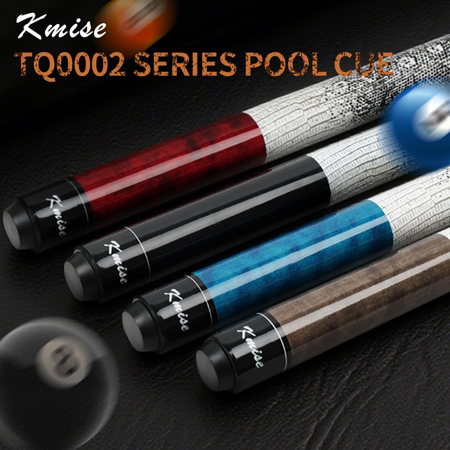Kmise 58" Low-Deflection Pool Cue