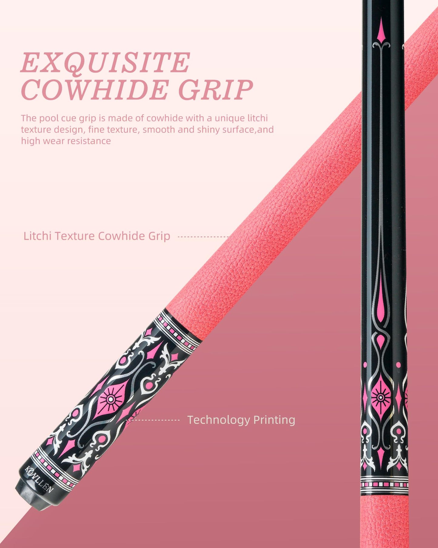 KONLLEN 58" Carbon Fiber Pool Cue